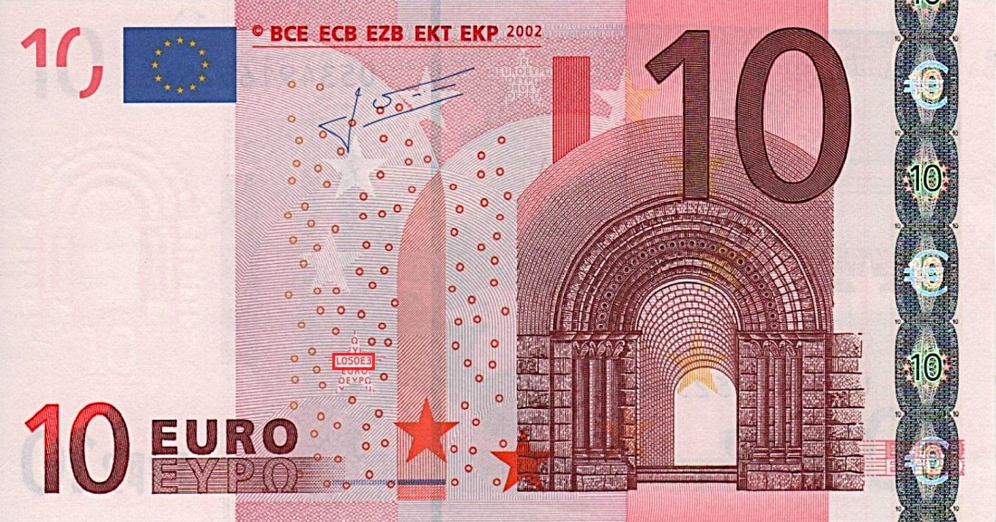 Billet de 10 € 2002 France