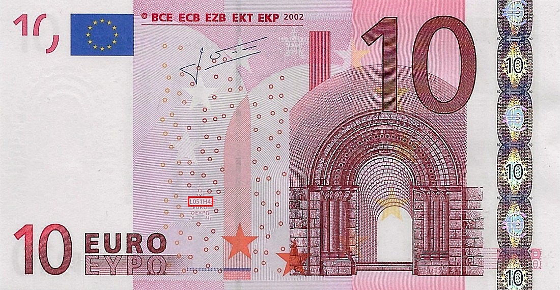 Billet de 10 € 2002 France