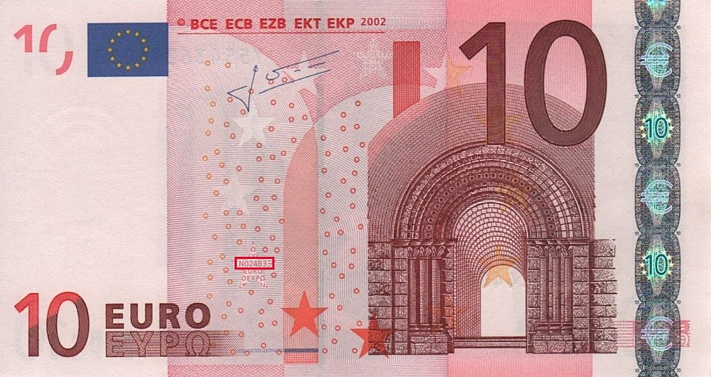 Billet de 10 € 2002 Grèce