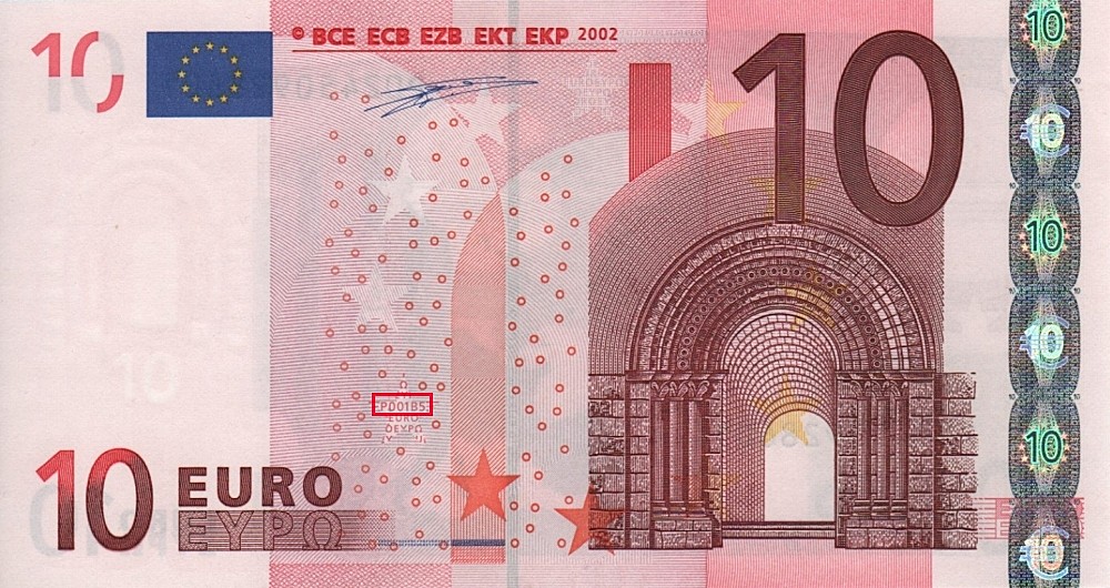 Billet de 10 € 2002 Pays-Bas