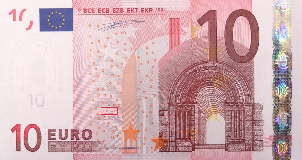 Billet de 10 € 2002 Allemagne