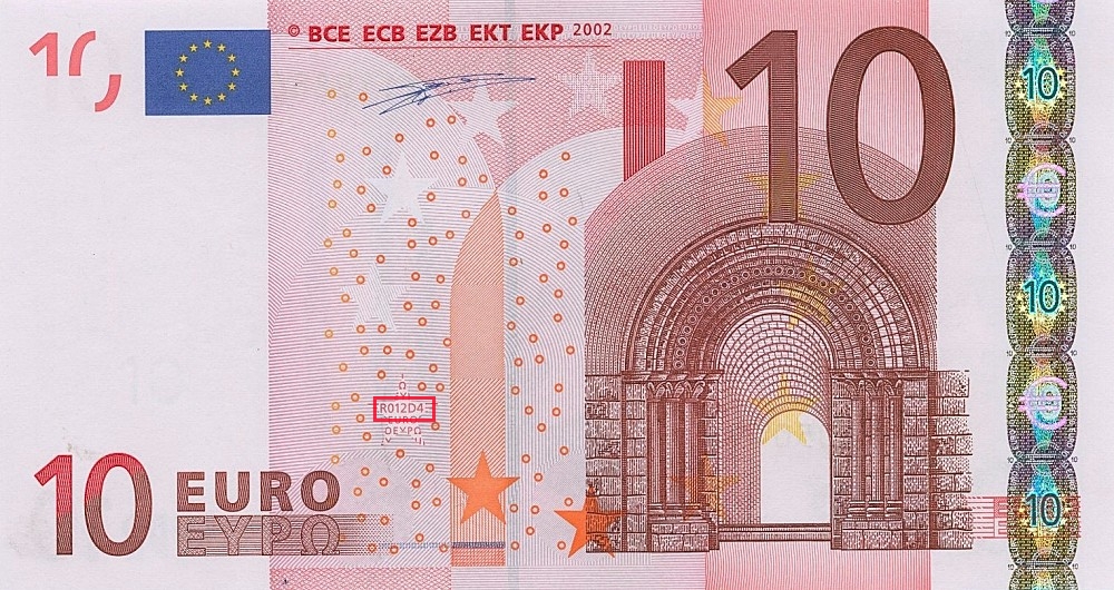 Billet de 10 € 2002 Allemagne