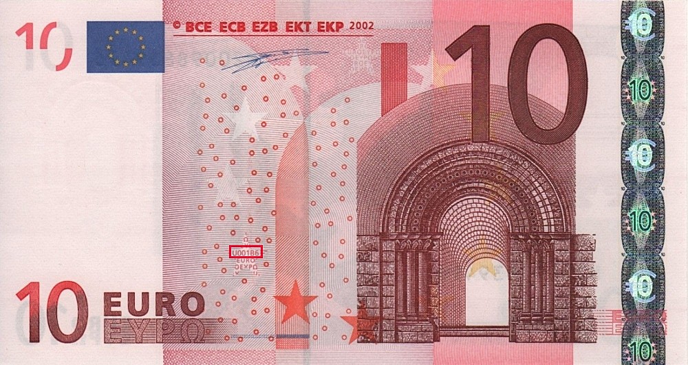 Billet de 10 € 2002 Portugal