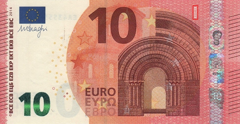 Billet de 10 € 2014 France (Oberthur)