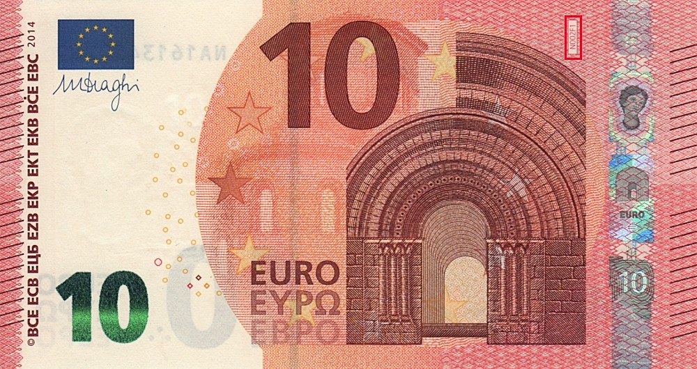 Billet de 10 € 2014 Autriche