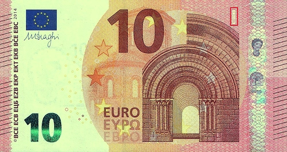 Billet de 10 € 2014 Autriche