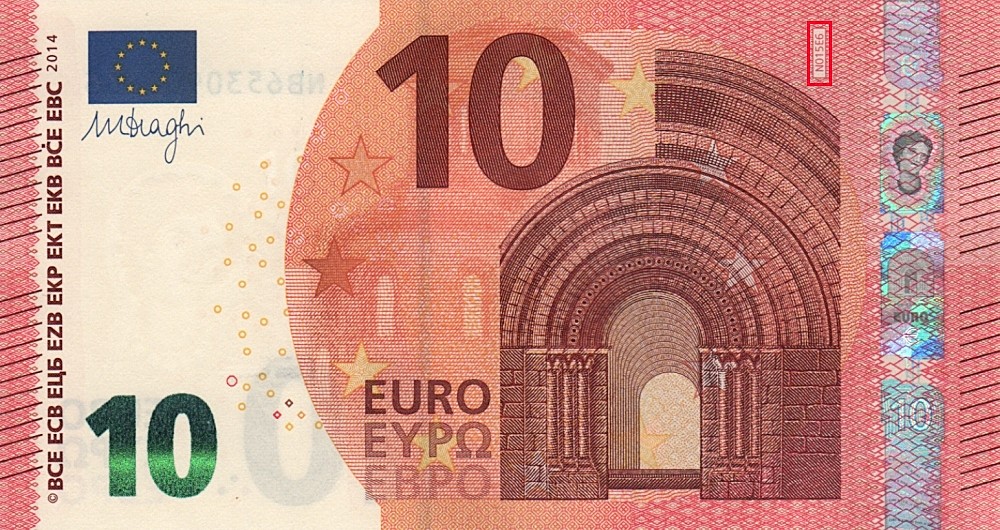 Billet de 10 € 2014 Autriche