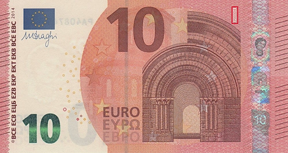 Billet de 10 € 2014 Pays-Bas