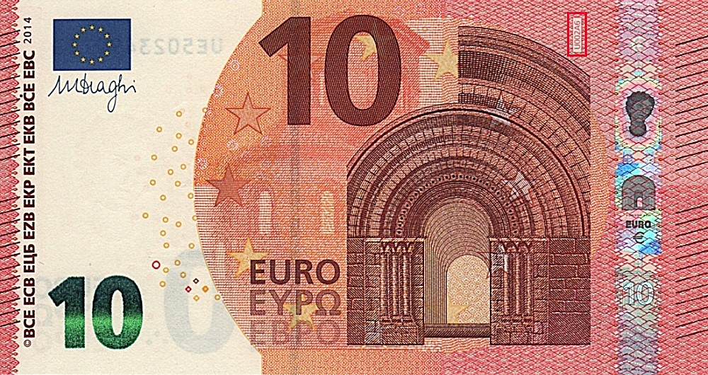 Billet de 10 € 2014 France
