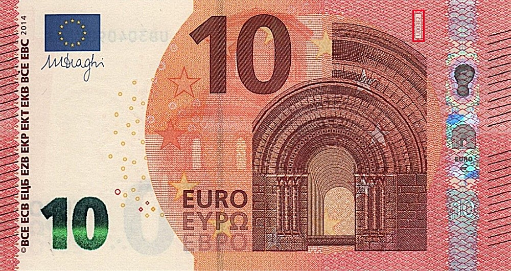 Billet de 10 € 2014 France
