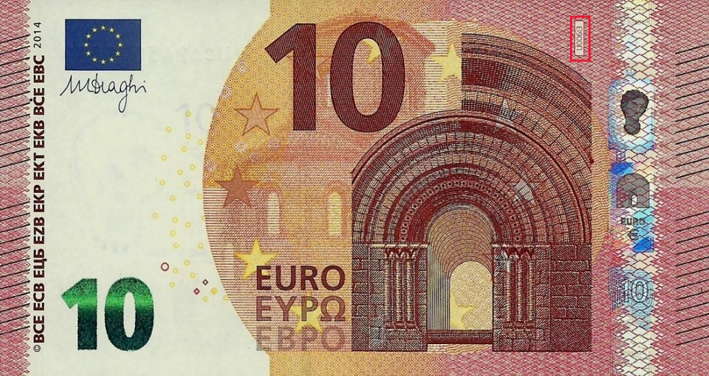 Billet de 10 € 2014 France