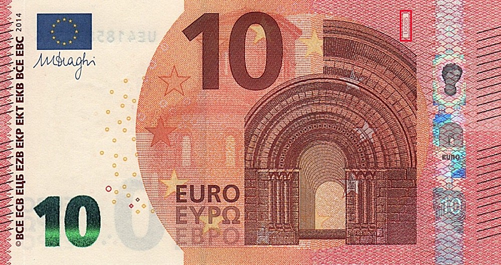 Billet de 10 € 2014 France