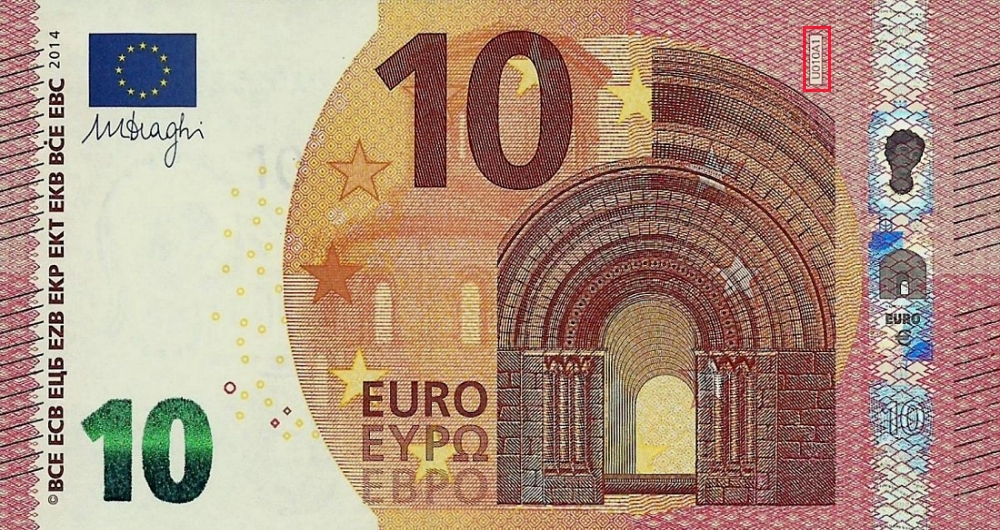 Billet de 10 € 2014 France