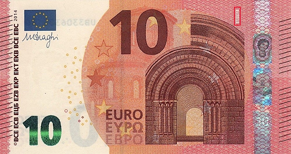 Billet de 10 € 2014 France