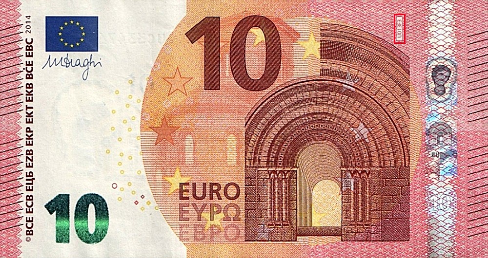 Billet de 10 € 2014 France