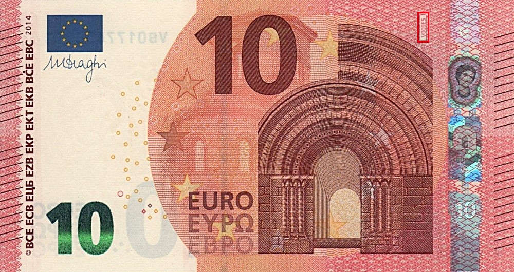 Billet de 10 € 2014 Espagne