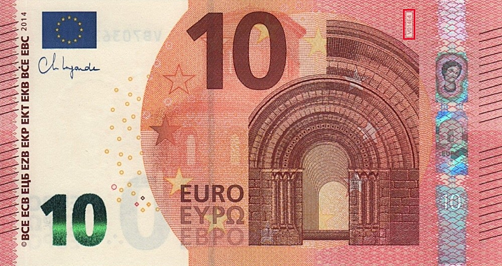 Billet de 10 € 2014 Espagne