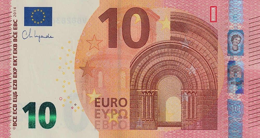 Billet de 10 € 2014 Espagne