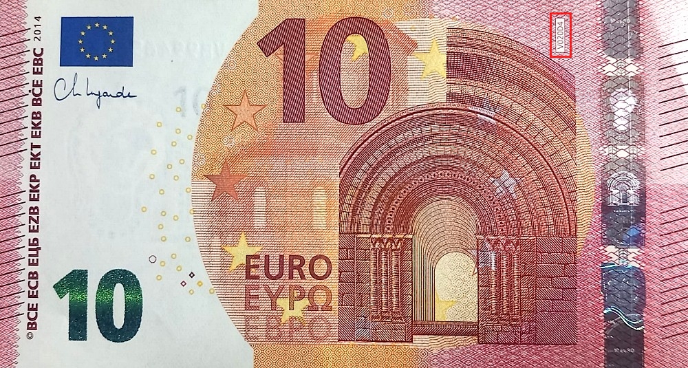 Billet de 10 € 2014 Espagne