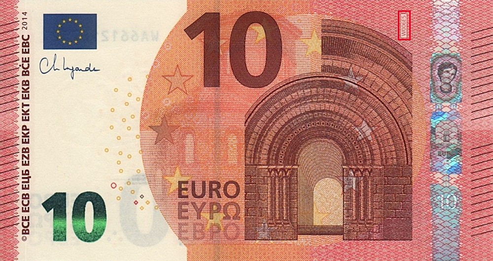 Billet de 10 € 2014 Allemagne
