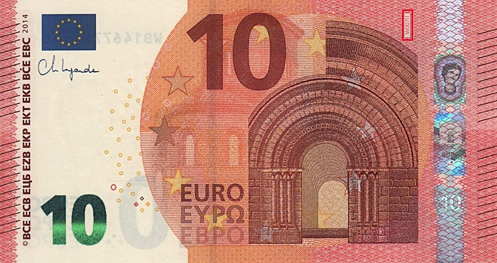 Billet de 10 € 2014 Allemagne