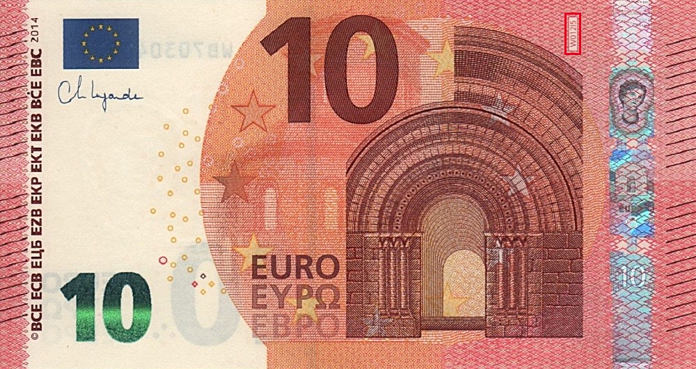 Billet de 10 € 2014 Allemagne
