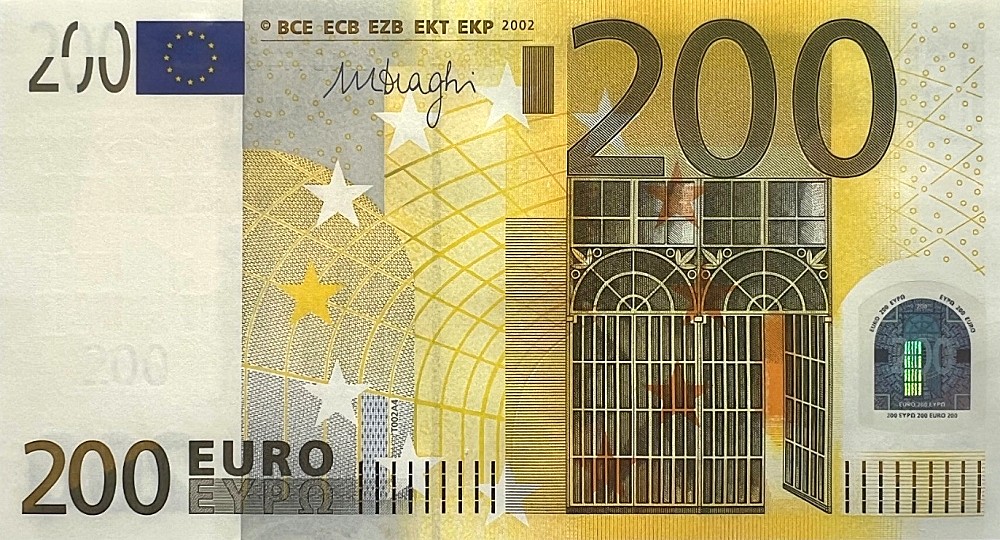 Billet de 200 € 2002 Belgique