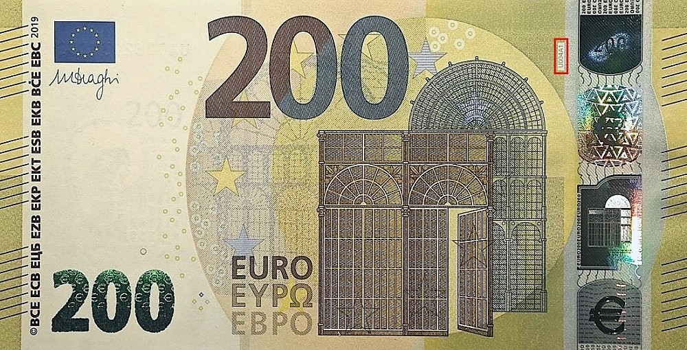 Billet de 200 € 2019 France