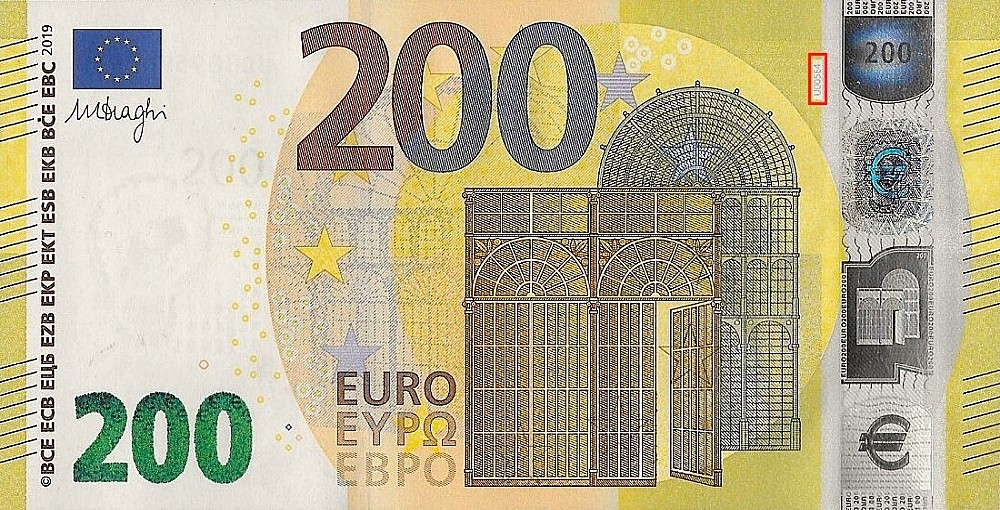 Billet de 200 € 2019 France