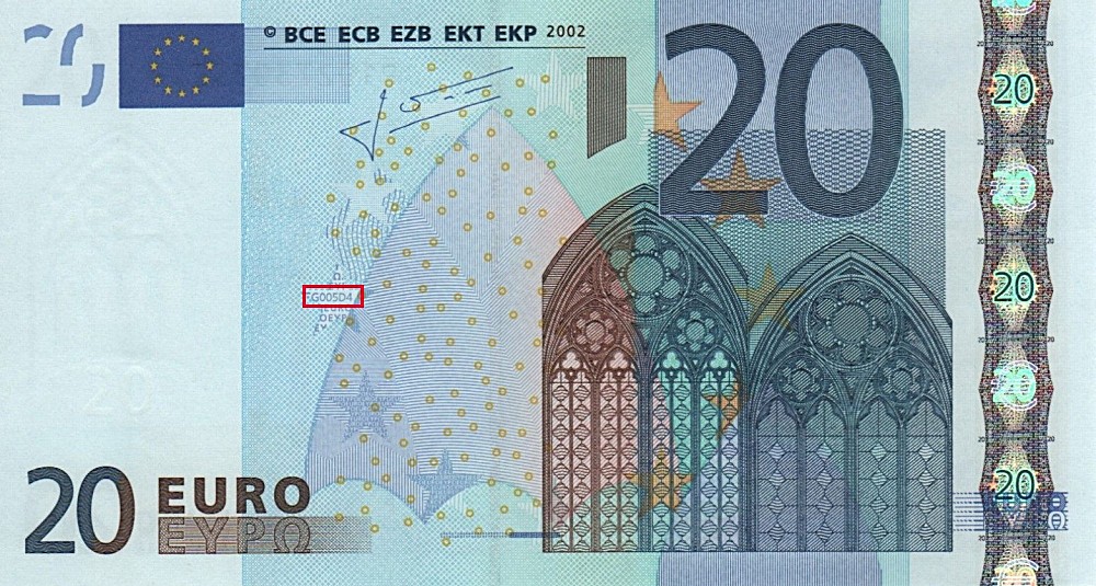 Billet de 20 € 2002 Finlande