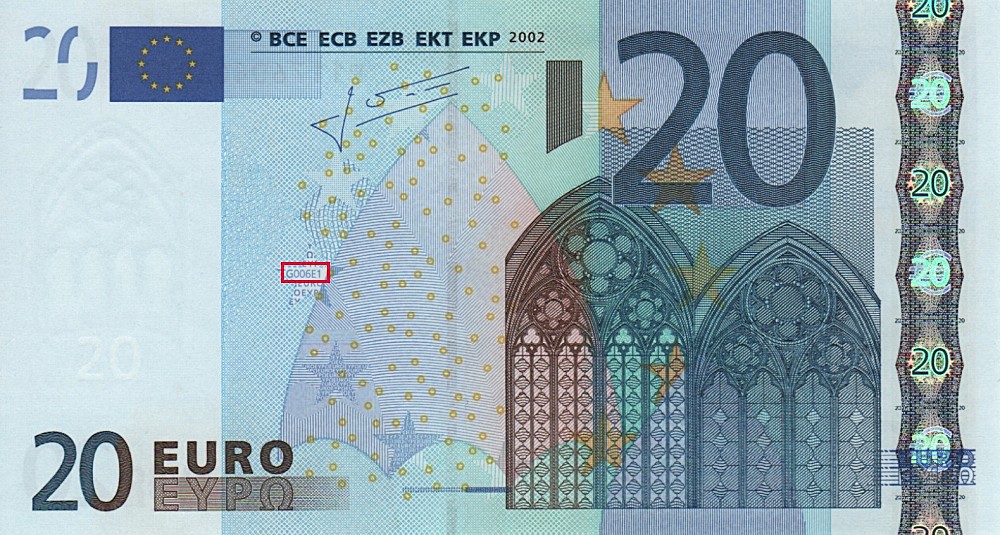 Billet de 20 € 2002 Finlande