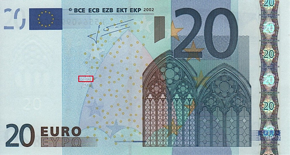 Billet de 20 € 2002 Finlande
