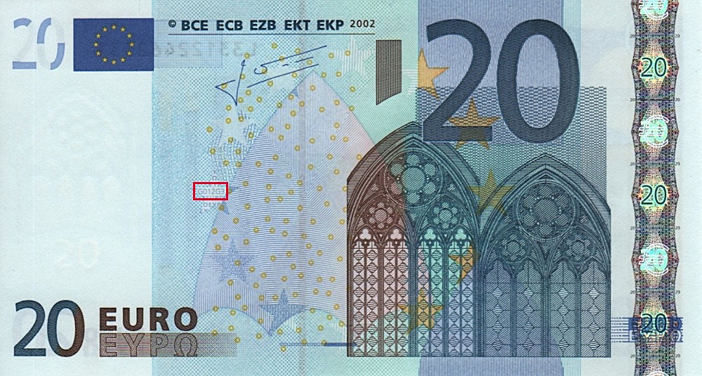 Billet de 20 € 2002 Finlande