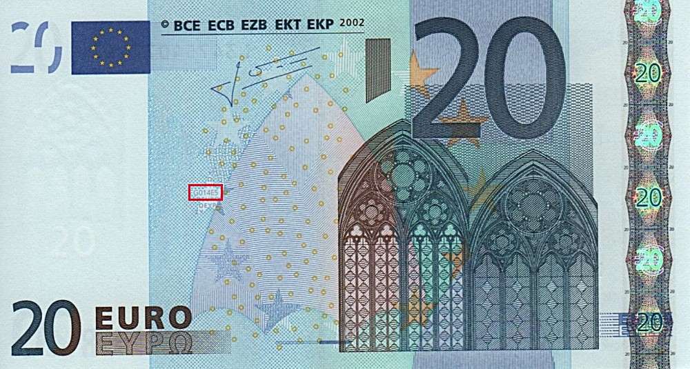 Billet de 20 € 2002 Chypre