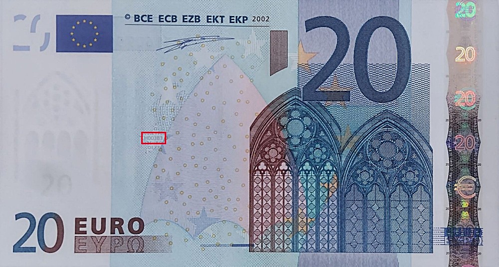 Billet de 20 € 2002 Irlande