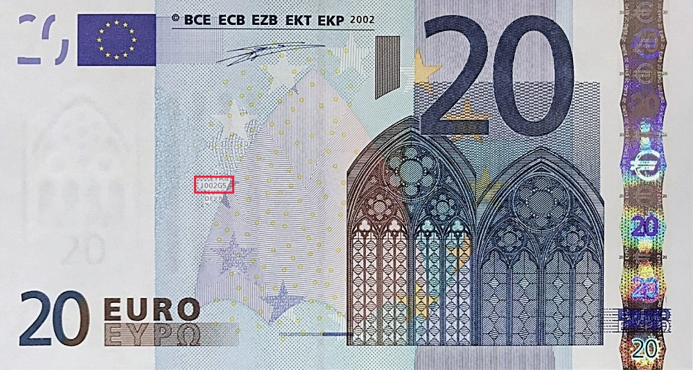 Billet de 20 € 2002 Italie