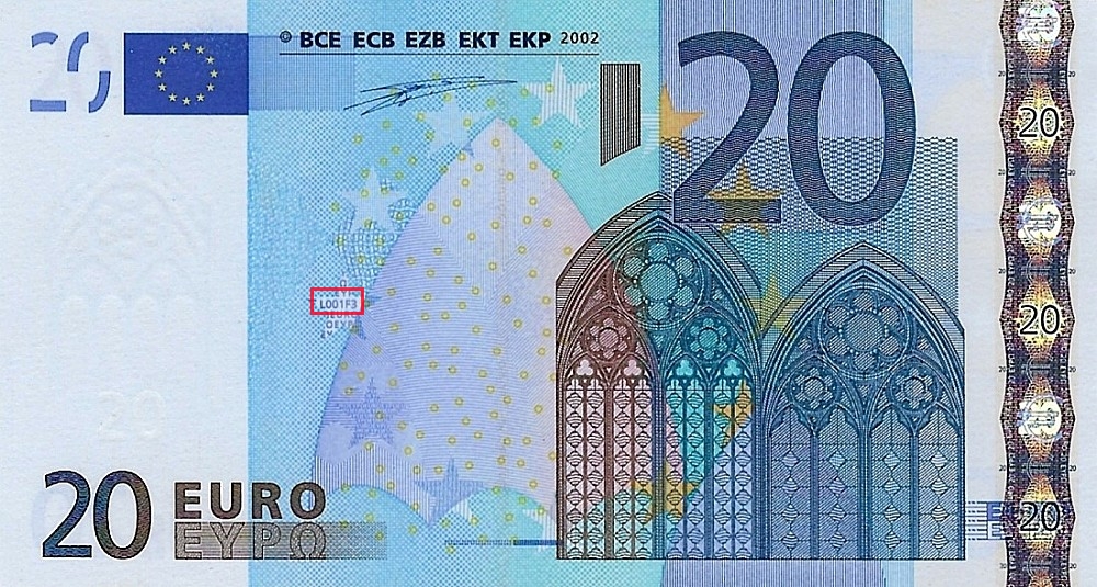 Billet de 20 € 2002 France