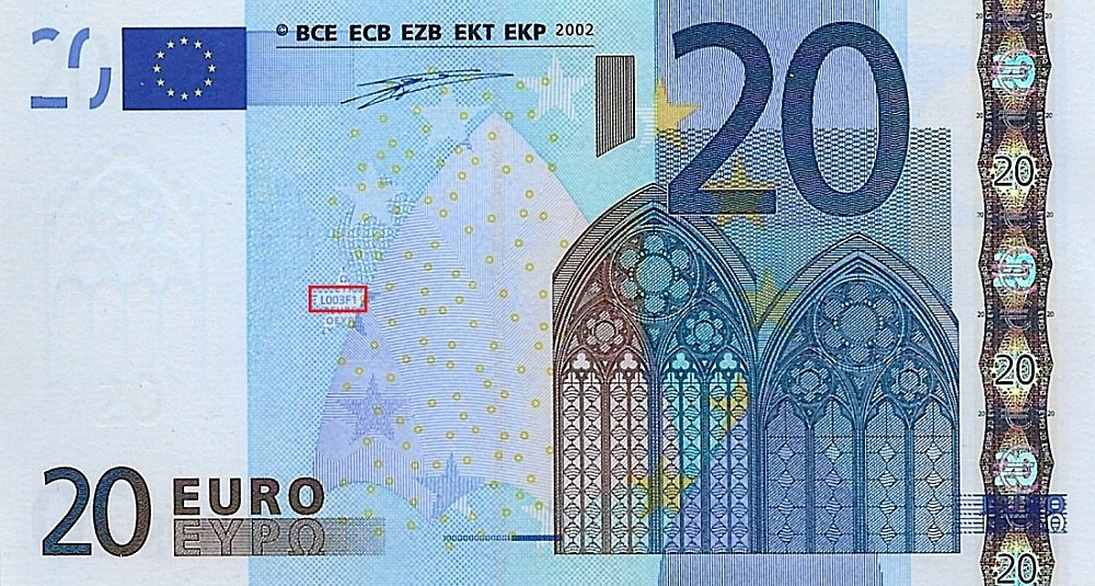 Billet de 20 € 2002 France