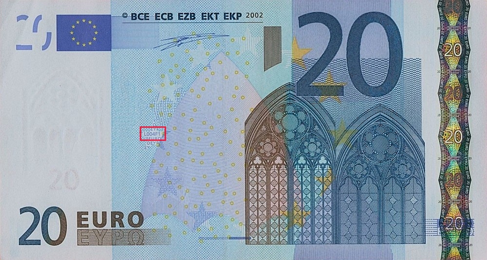 Billet de 20 € 2002 France