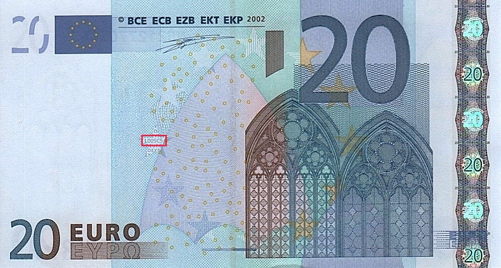 Billet de 20 € 2002 France