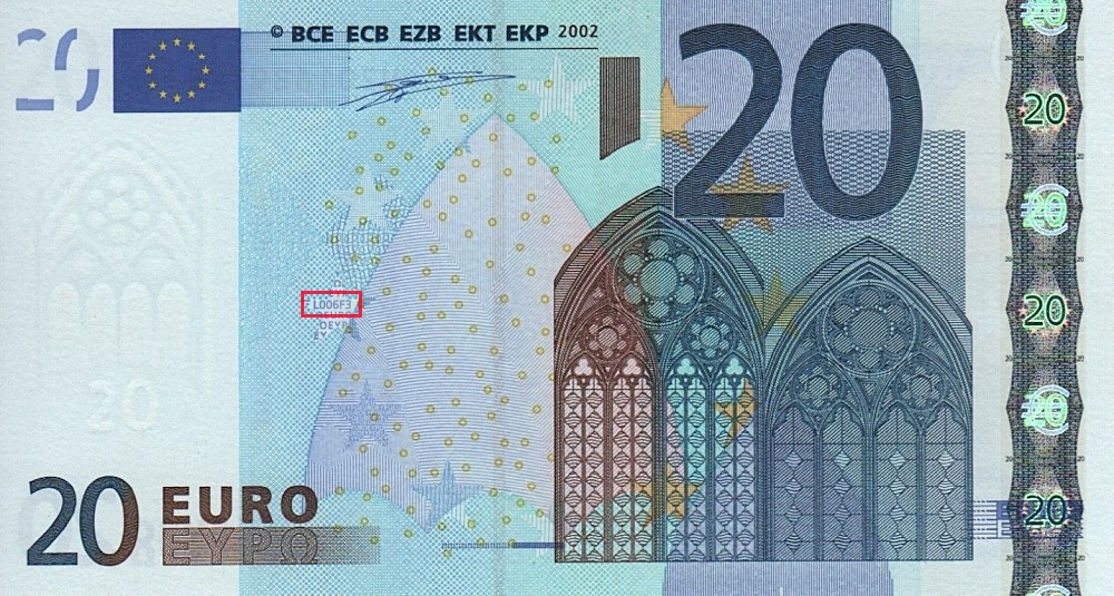 Billet de 20 € 2002 France