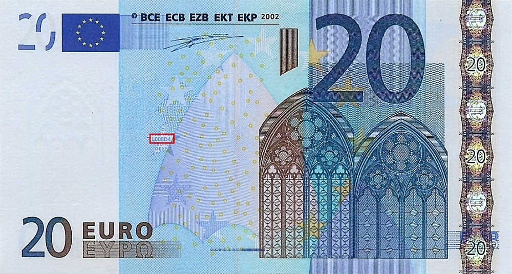 Billet de 20 € 2002 France