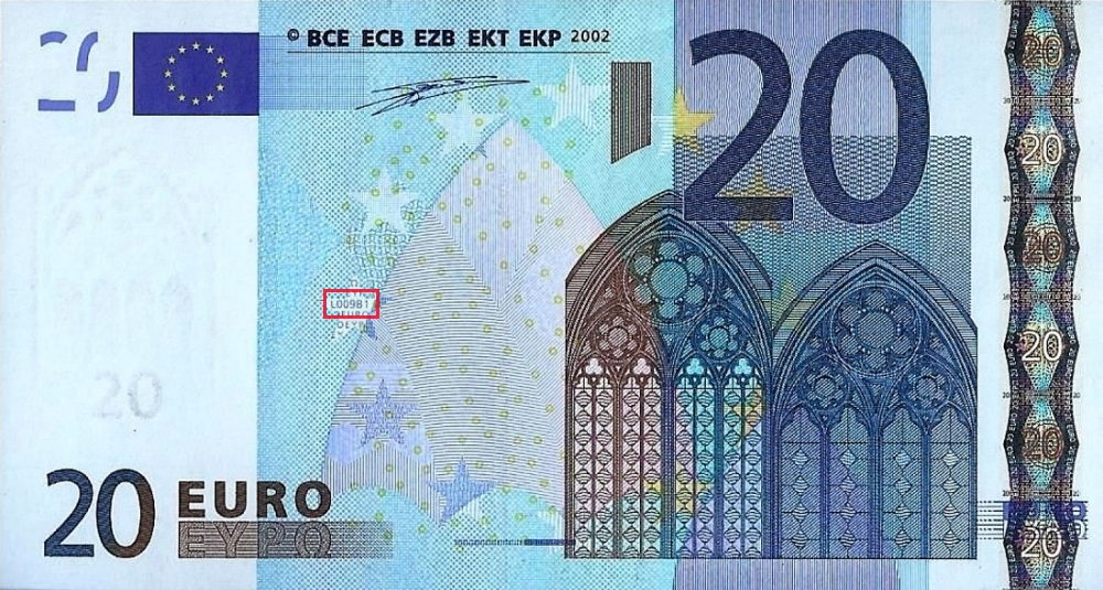Billet de 20 € 2002 France
