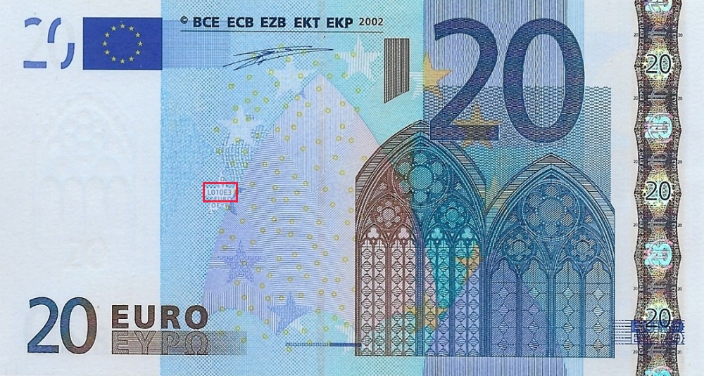 Billet de 20 € 2002 France