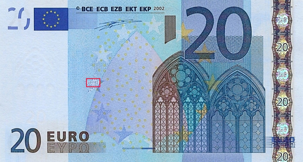 Billet de 20 € 2002 France