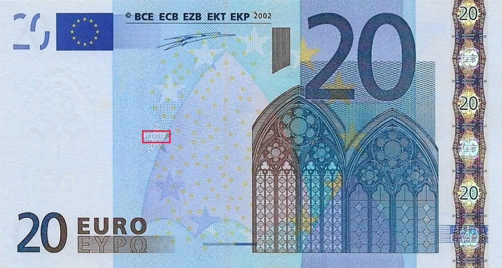Billet de 20 € 2002 France