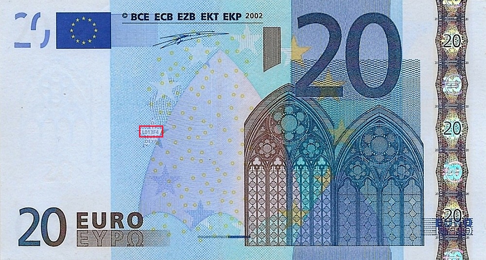 Billet de 20 € 2002 France