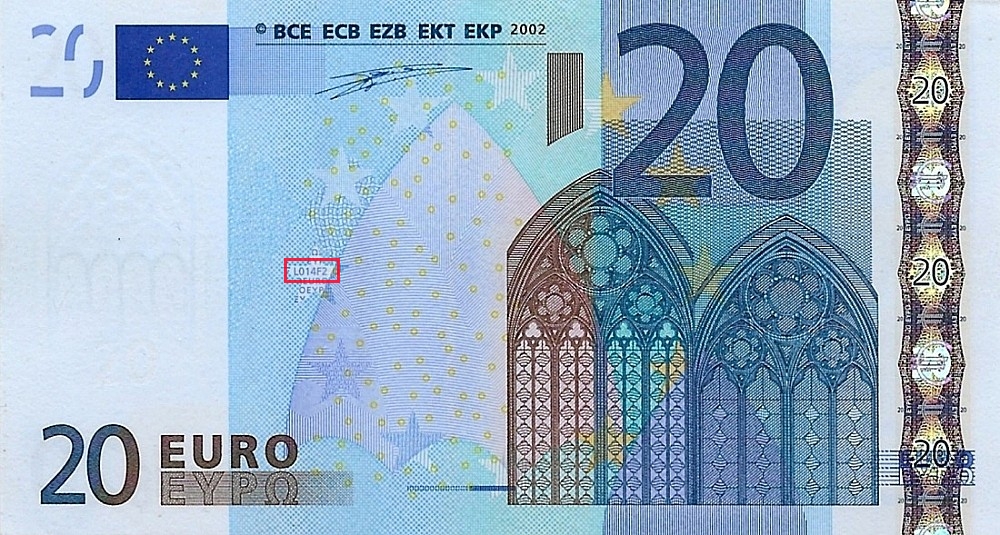 Billet de 20 € 2002 France