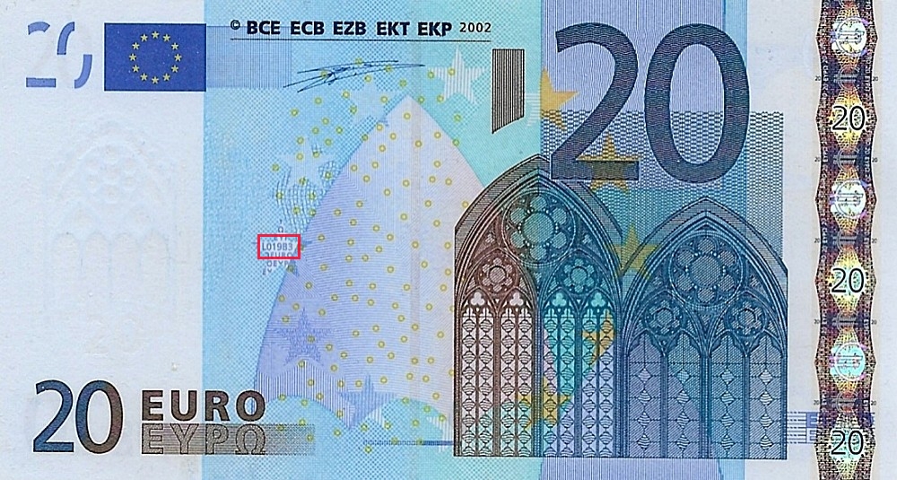 Billet de 20 € 2002 France