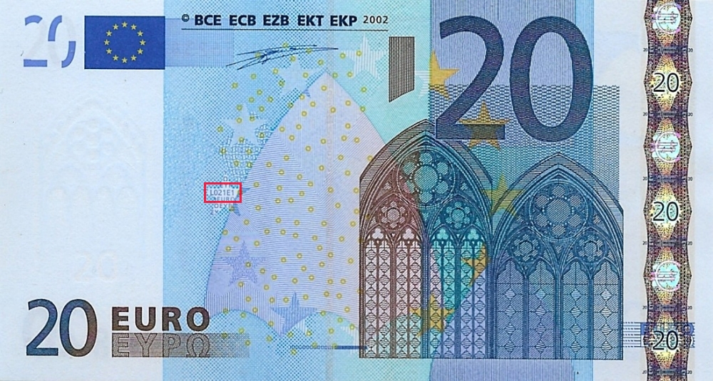Billet de 20 € 2002 France